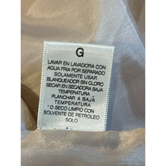 London Fog Womens Hooded Trench Mac Coat 572236SC Buckle Front Cream Size Large - Picture 7 of 7